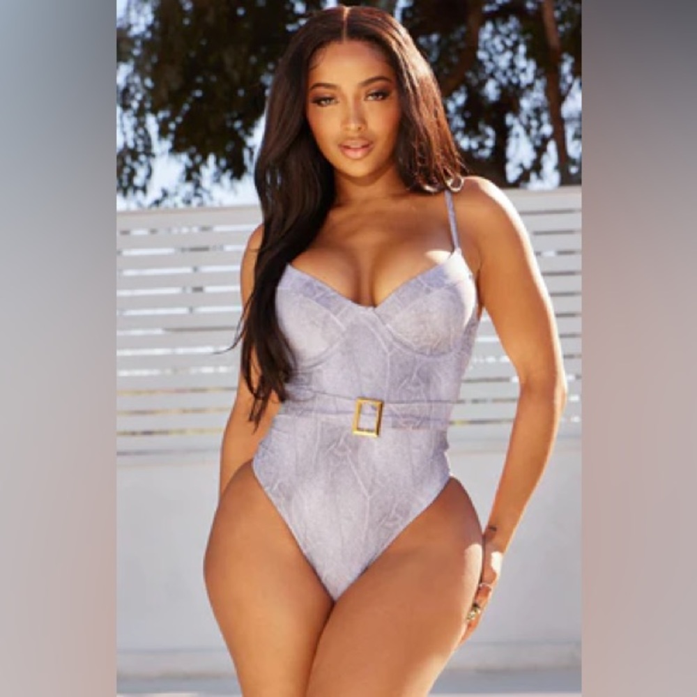 NWT Denim Summer Dreams One Piece Swimsuit
